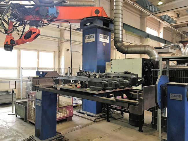 Romat 350 mit Werkstueckpositionierer  HWR 5000 N